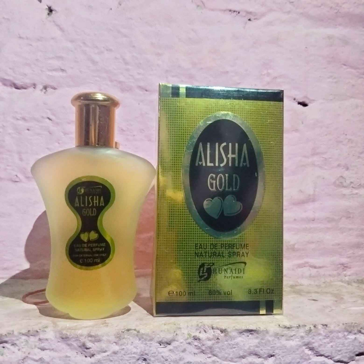 Alisha Gold Eau De Parfum By Hunaidi - Fragrance Product Designed For Scent And Daily Grooming Routine - 100ML