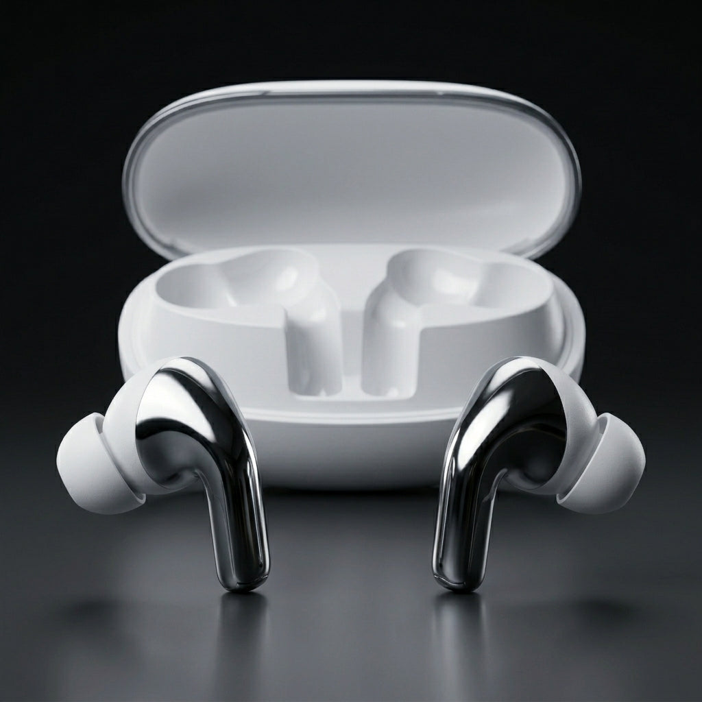 Buds Pro 4 Wireless Bluetooth Earbuds with Volume Control & Voice Changer – Random Color