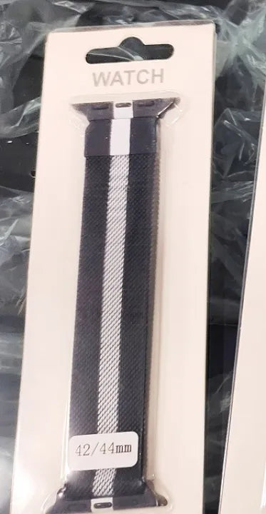 Stainless Steel Milanese Magnetic Mesh Loop Smart Watch Band Strap Metal Watchband - (Random Color & Design)