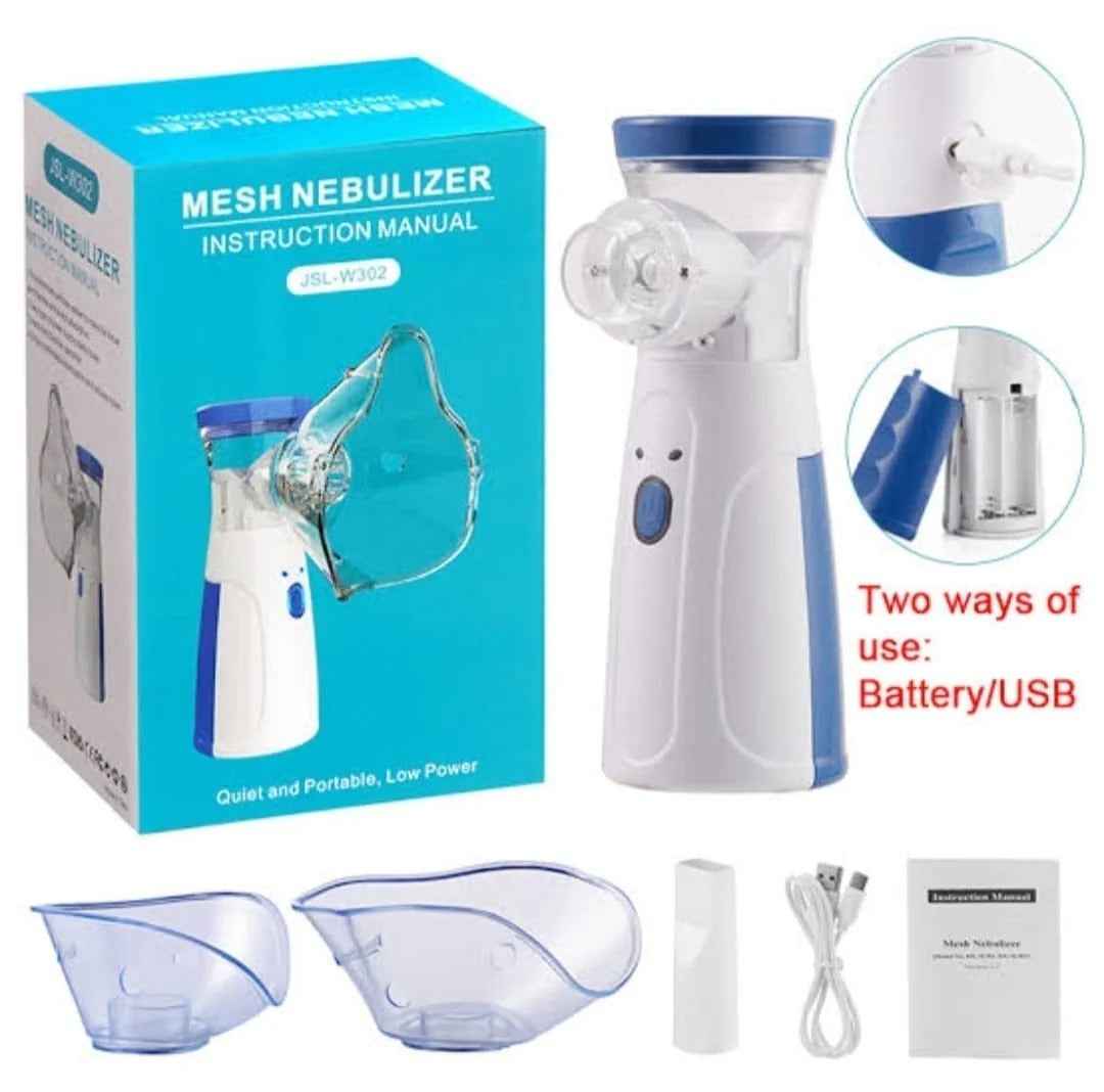 lPortable Mesh Nebulizer – Quiet & Rechargeable for Kids and Adults
