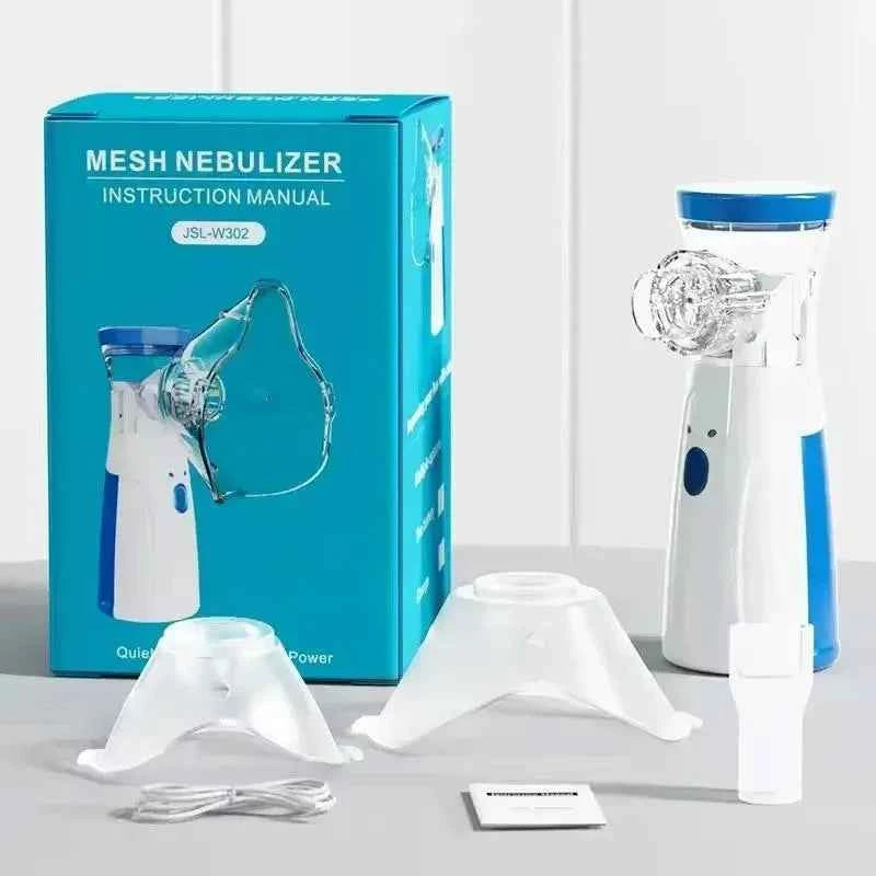 lPortable Mesh Nebulizer – Quiet & Rechargeable for Kids and Adults