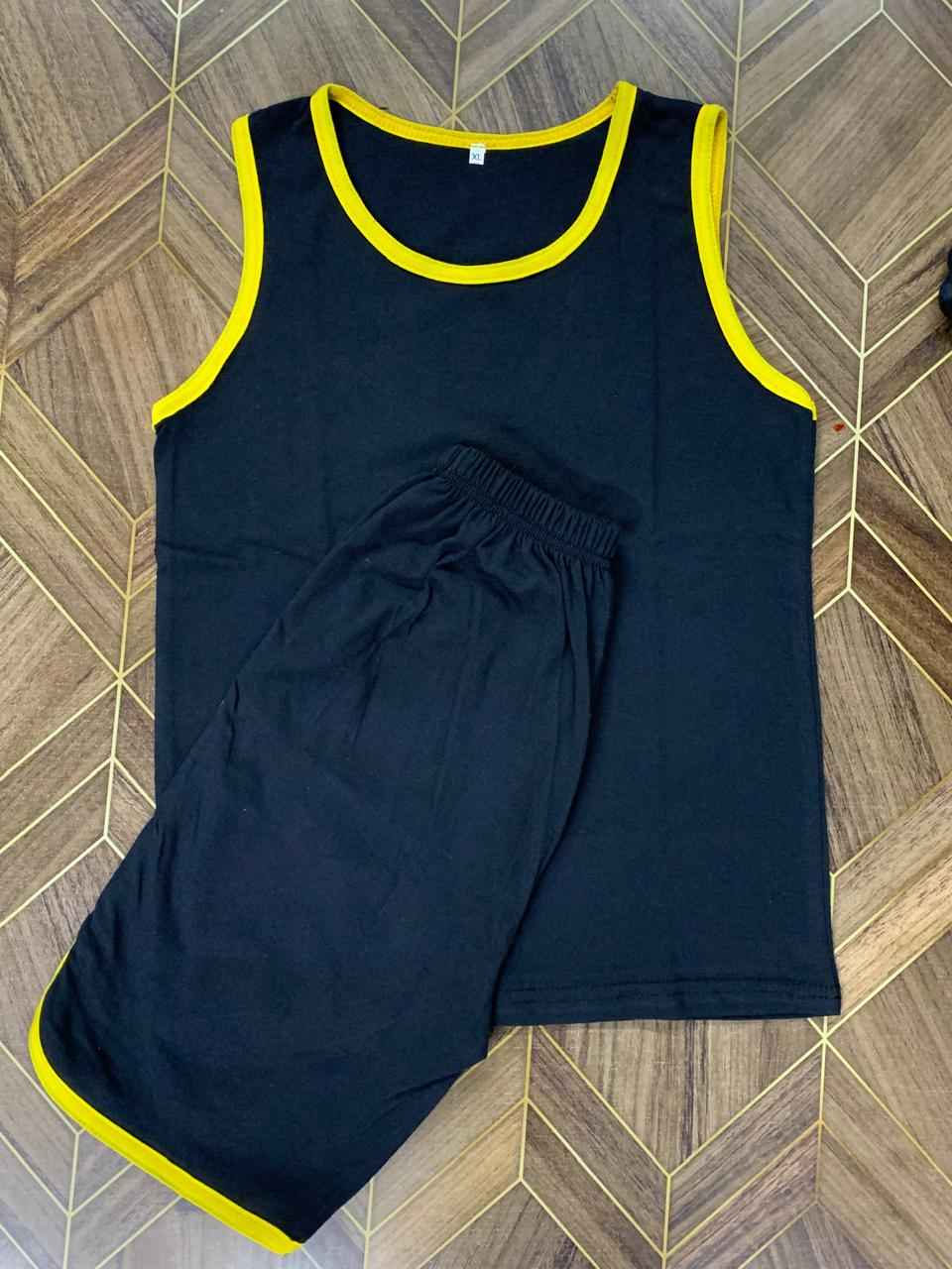 Kids Sando and Shorts Track Suit 2 Pcs Set - LARGE