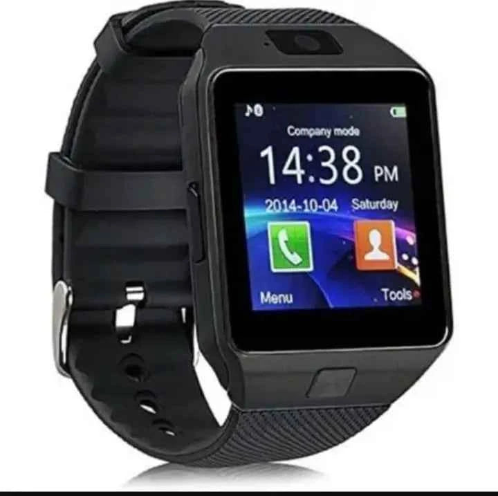 DZ09 Smart Watch 1.99" Bluetooth Calling Smartwatch – Heart Rate & Sleep Monitoring, IP67 Waterproof, Wireless Charging Smart Watch for Men & Women | Non PTA (Black)