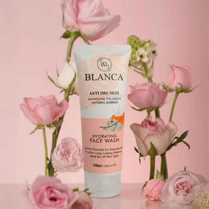 Blanca Anti Dry Skin Hydrating Facewash 100ml Gentle Cleanser For Moisturized Smooth And Healthy Skin