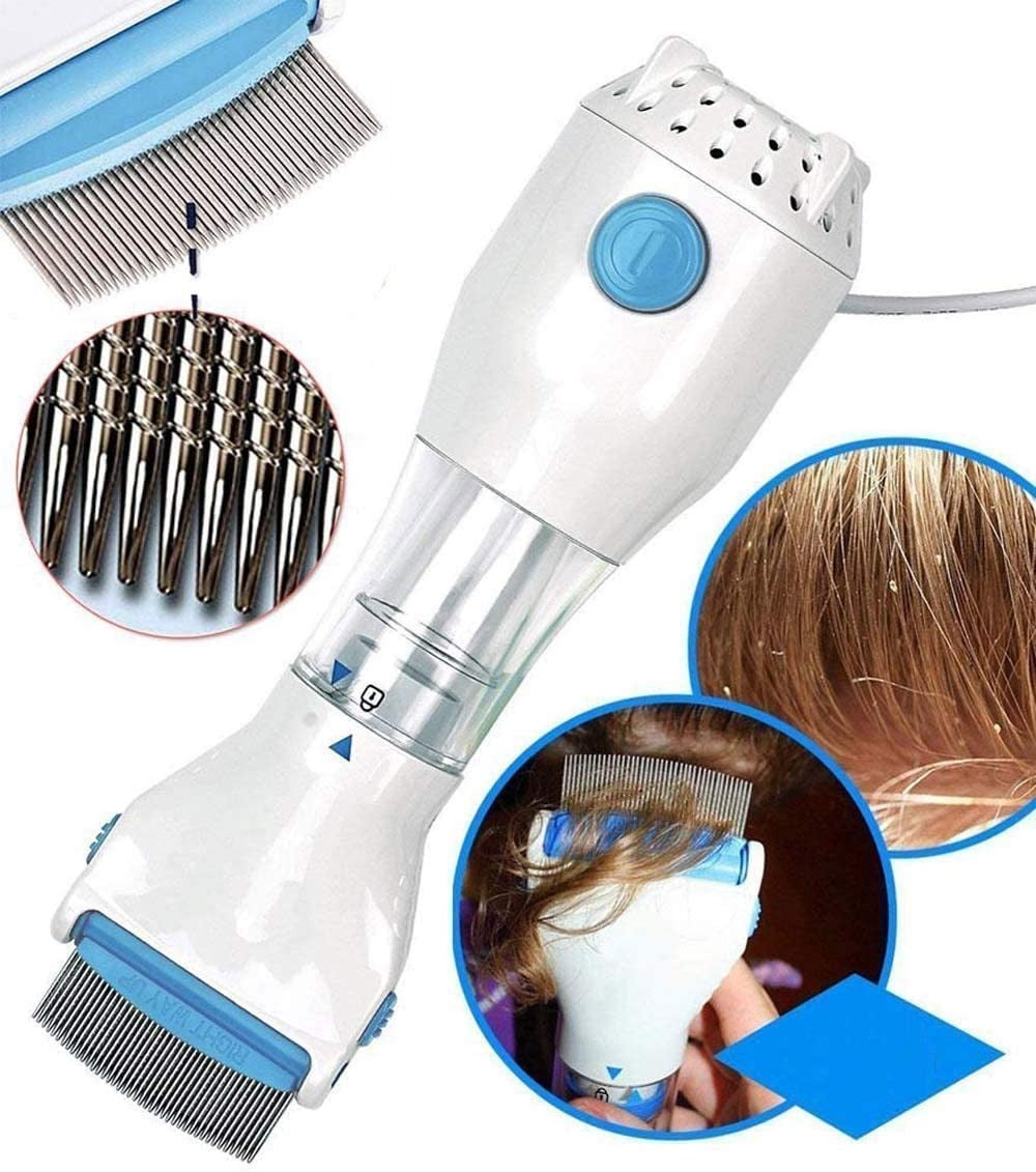 Electric V Comb Head Lice Removal Machine with Filter Anti Lice Treatment Device
