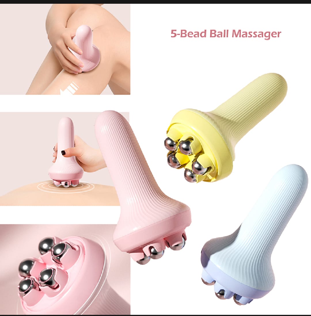 Roller Massager Body Massager Handheld Massage Ball For Muscle Back Neck Joint Foot Shoulder Leg Pain Relief | Random Color