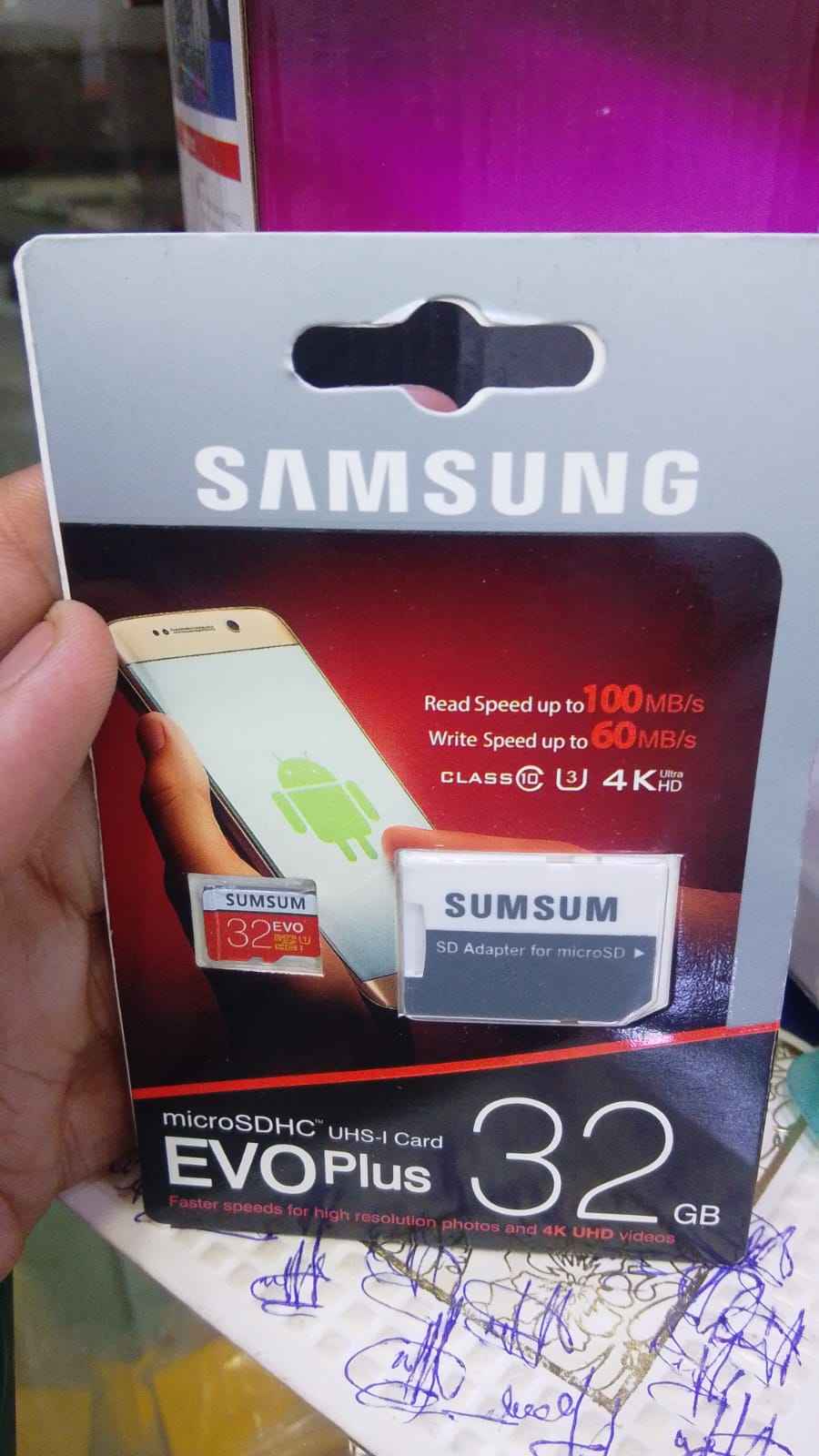 Samsung Micro SD Memory Card High Speed Storage Card for Mobile Camera and Devices