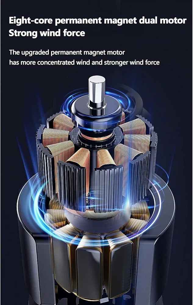 Double-Ended Spray Water Mist Fan – Dual Fan Cooling with 90° Rotation, RGB Lights, and Strong Brushless Motor – USB Powered Desktop Air Cooler