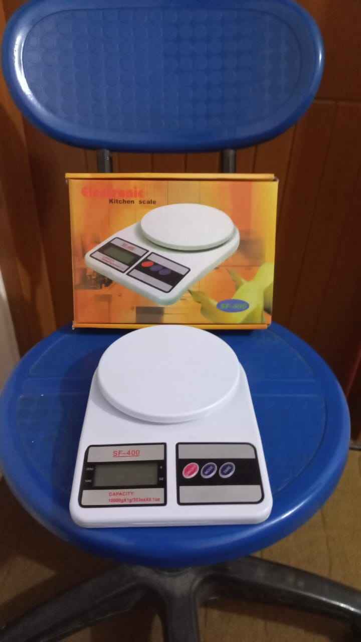 Kitchen Scale SF-400 Digital Electronic Weight Machine with Cell – Food & Grocery Measuring Scale upto 10 KG