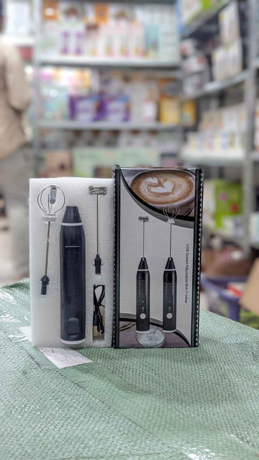 2-in-1 Rechargeable Coffee Beater & Electric Milk Frother – Smooth Mixing, Compact & Easy to Use