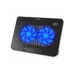 Speed-X N99 Dual Fan Laptop Cooling Pad with Dual USB Ports & LED Light Support