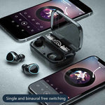 M10 TWS Wireless Bluetooth Earbuds with 9D Noise Reduction & Digital Display Charging Case