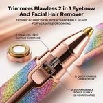 Blawless 2-in-1 USB Rechargeable Eyebrow Trimmer & Shaver (HX-203B)