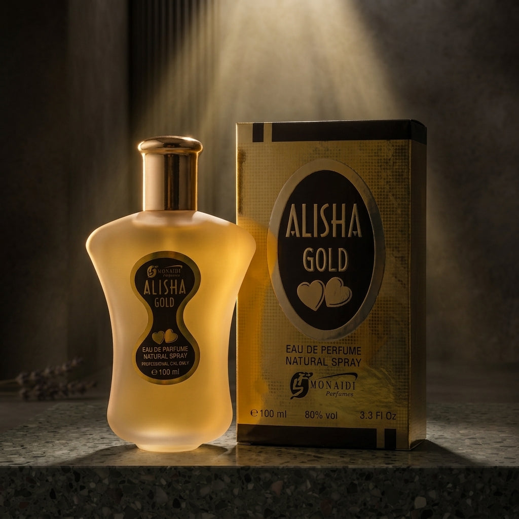 Elevate Your Senses with Alisha Gold Eau De Parfume by Hunaidi