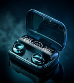 M10 TWS Wireless Bluetooth Earbuds with 9D Noise Reduction & Digital Display Charging Case