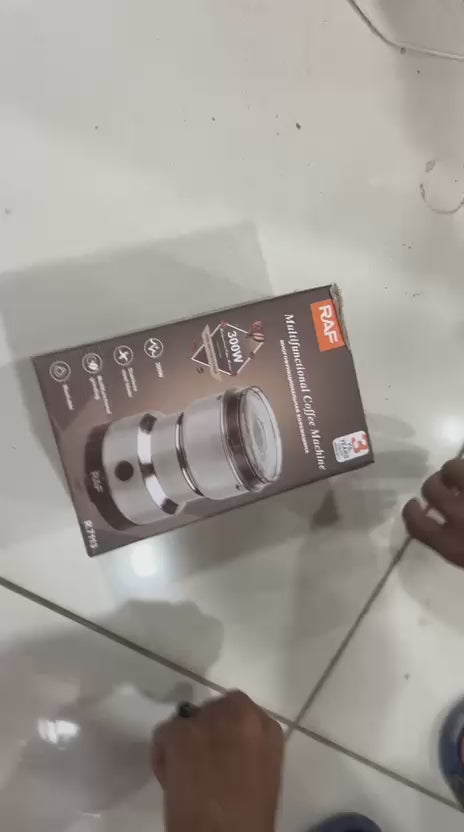 RAF R‑7113 Electric Grinder | 300W | Stainless Steel Blades | 85‑100g Capacity | Coffee, Spices & Masala