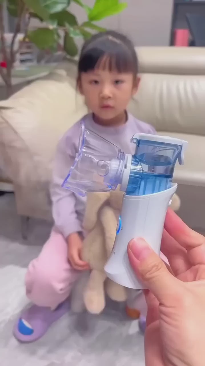 lPortable Mesh Nebulizer – Quiet & Rechargeable for Kids and Adults