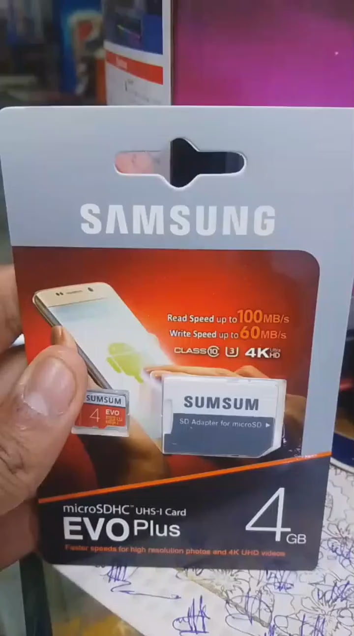 Samsung Micro SD Memory Card High Speed Storage Card for Mobile Camera and Devices
