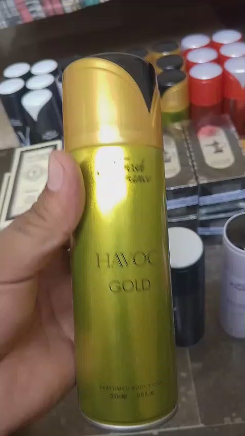 Havoc Gold Fresh Fragrance Perfumed Body Spray – Long‑Lasting Premium Scent for Men, 200ml